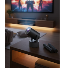 Akıllı Projeksiyon Cihazı Karaoke Mikrofonlu 1080P Android