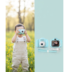 Mavi Mini HD Dijital Kamera Video ve Fotoğraf Çekimli Şarjlı Taşınabilir Kayıt Cihazı