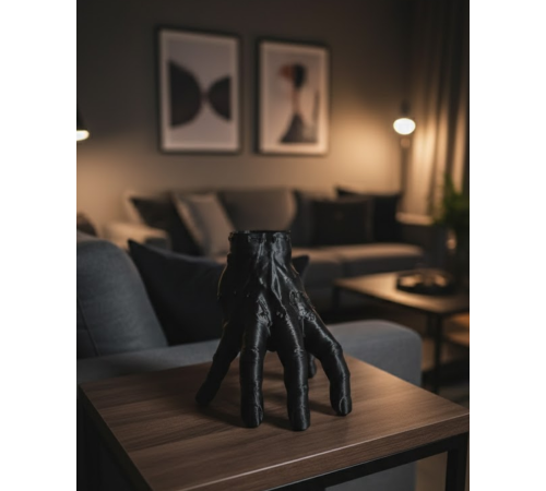 3D Siyah El Dekoratif Heykel 27x22 cm Büyük Boy Modern Tasarım