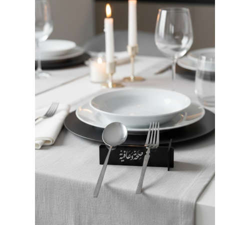 3D Özel Baskı 6’lı Kaşık Çatal Servis Standı Masa Üstü Düzenleyici