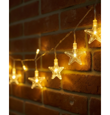 5 Metre Yıldız LED Işık Günışığı Beyaz İç Mekan Dekoratif Aydınlatma