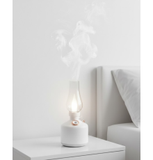 Retro Gaz Lambası Tasarımlı USB Şarjlı Aroma Difüzörü 280 ml Nano Mist Nemlendirici