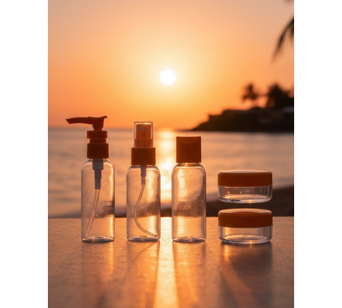 Seyahat Boy 5’li Kozmetik Dolum Seti 30 ml Sızdırmaz Tasarım