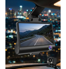 Çift Kameralı Araç İçi Kamera Full HD 1080P Gece Görüş ve Park Modlu