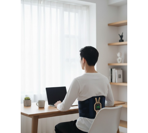 Isıtmalı Bel ve Bacak Masaj Kemeri Vücut Destekli