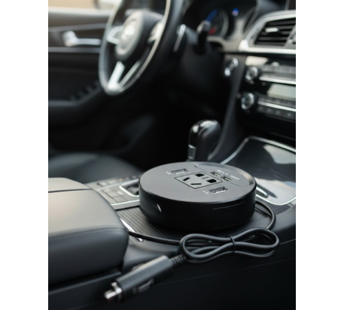 Araç İçi Power Inverter Çoklu USB Girişli Hızlı ve Güvenli Şarj
