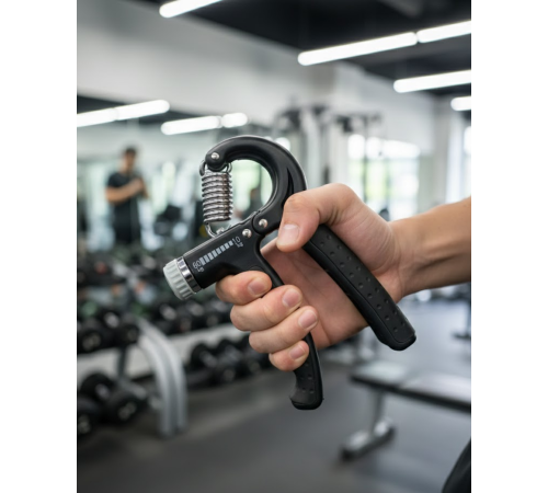 Ayarlanabilir El Yayı Sayaçlı Paslanmaz Çelik 5–60 Kg Direnç