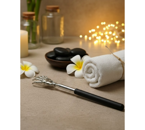 Teleskopik Sırt Kaşıma Aleti Ayarlanabilir Uzunluk ve Ergonomik Tasarım