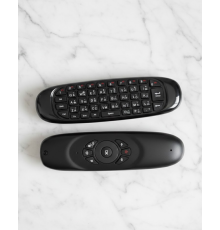 Kablosuz Hava Fareli Mini Klavye Jiroskop Destekli Uzaktan Kumanda