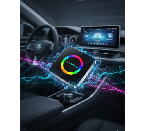 Kablosuz CarPlay Android Auto Adaptörü Araç İçi Multimedya Dönüştürücü