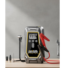 Akü Takviye Lastik Şişirme ve Powerbank Özellikli Çok Fonksiyonlu Cihaz