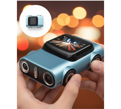 Öne Bakan Araç Kamerası Full HD Kayıt Kompakt Tasarım