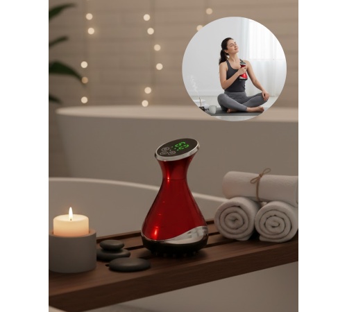 Vakumlu Isıtmalı Elektrikli Kupa Masaj Cihazı Derin Doku Rahatlatıcı