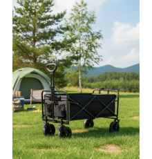 Katlanabilir Taşınabilir Kamp Arabası Plaj Bahçe ve Eşya Taşıma Vagonu