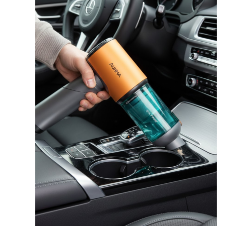 Araç İçi Kablosuz El Süpürgesi Yüksek Emiş Gücü ve HEPA Filtre