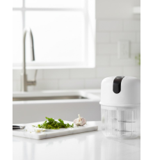 Şarjlı Mini Sarımsak Doğrayıcı USB Şarjlı 250 ml