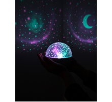 Fişli Yıldız Projektör Lamba Hoparlörlü Gece Işığı