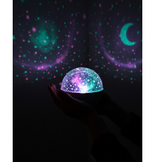 Fişli Yıldız Projektör Lamba Hoparlörlü Gece Işığı