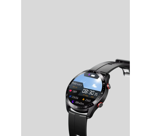 Akıllı Saat Amoled Ekran Metal Ve Deri Kordonlu Uyku ve Sağlık Takibi Titreşimli