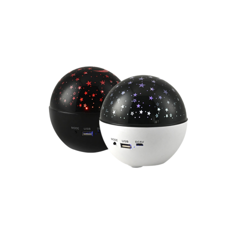 Sesle Tepki Veren Yıldız Projektör Oda Lambası