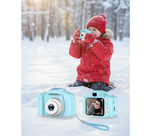 Mavi Mini HD Video Kamera Fotoğraf Çekimli Genişletilebilir Hafızalı Şarjlı Model