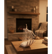 3D El İnsan Figürü Beyaz İskandinav Tarzı Dekoratif Obje