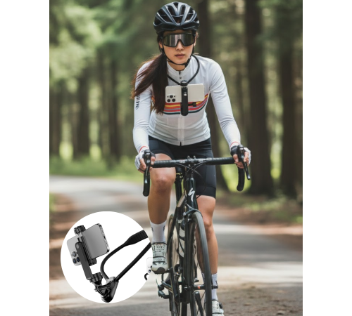 Çok Amaçlı Boyun Askılı Telefon Tutucu 360 Derece Döner ve Hızlı Kurulum