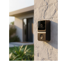 WiFi Akıllı Kapı Zili 85 Derece Geniş Açı Android iOS Uyumlu