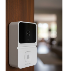 Şarjlı Akıllı Kapı Zili 85° Geniş Açı Mobil Bildirimli