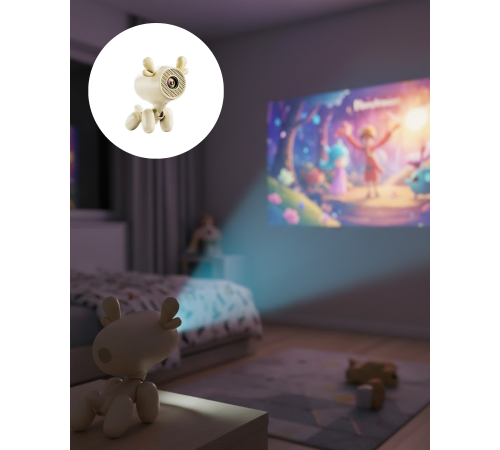 4K İçerik Destekli Akıllı Projeksiyon WiFi Bluetooth Android