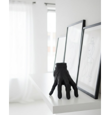 3D Siyah El Biblo 27x22 cm İddialı Ev Dekorasyonu