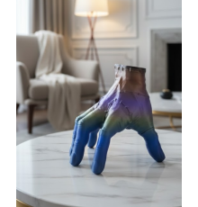 3D Multicolor El Biblo 27x22 cm Sanatsal ve Dikkat Çekici Dekor