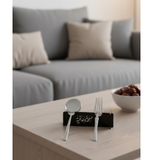 3D Özel Baskı 6’lı Çatal Kaşık Tutucu Modern Sofra Aparatı