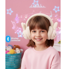 Kablosuz Peluş Bluetooth Kulaklık Mikrofonlu Şarjlı Müzik Çalar
