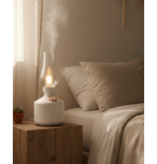 Vintage Dekoratif Gaz Lambası Görünümlü Aromaterapi Difüzör 1200 mAh USB Şarjlı