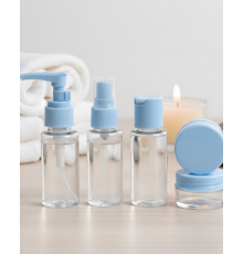 Taşınabilir 5 Parça Seyahat Kozmetik Seti 30 ml Sızdırmaz