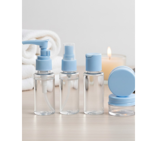 Taşınabilir 5 Parça Seyahat Kozmetik Seti 30 ml Sızdırmaz