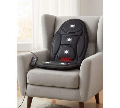 Titreşimli Masaj Minderi 5 Masaj Modu ve 3 Yoğunluk Seviyesi