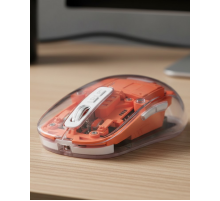 Şeffaf Kablosuz Mouse Bluetooth Bağlantılı Sessiz Tıklama