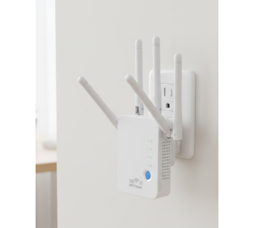 300Mbps WiFi Tekrarlayıcı WPS Güvenlikli AP Modlu Güçlendirici