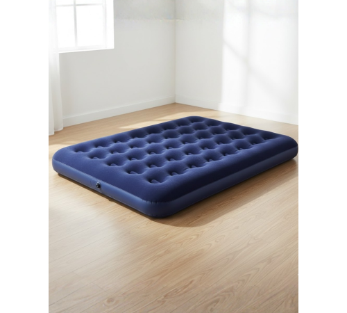 Dış Mekan Şişme Yatak Çift Kişilik Flokeli Yüzey Konforlu Kullanım