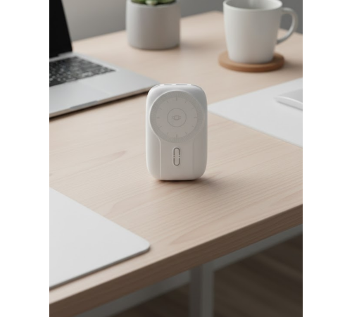 Kablosuz ve Kablolu Şarj Destekli 10000 mAh Taşınabilir Powerbank