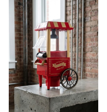 Nostaljik Tasarımlı Yağsız Mısır Patlatma Makinesi