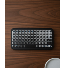 Bluetooth 5.2 Destekli Kablosuz Mini RGB Klavye Ultra İnce