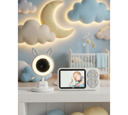 LCD Ekranlı Bebek İzleme Kamerası Ninnili Gece Görüşlü Güvenlik Sistemi