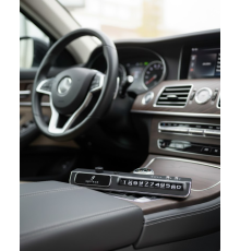 LED Ekranlı Nemlendirici Araç Park İletişim Numarası Gösterici