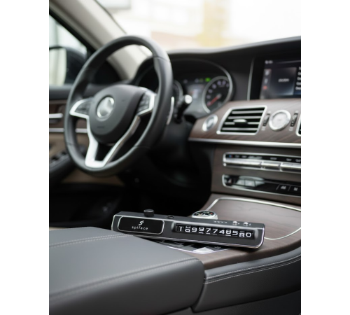 LED Ekranlı Nemlendirici Araç Park İletişim Numarası Gösterici