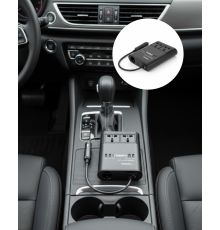 Araç İçin 12V 24V Güç Dönüştürücü 220V Priz ve USB Portlu