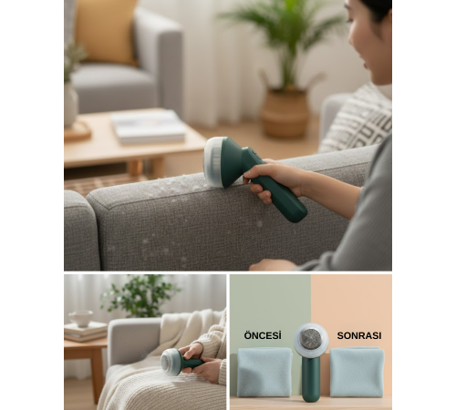 Kazak Battaniye ve Perde İçin Tüy Alma Cihazı