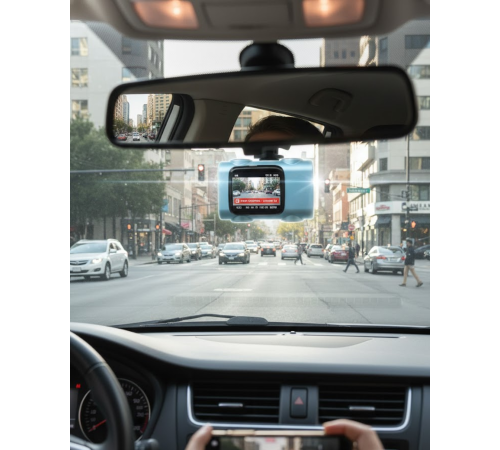 Mini Araç İçi Kamera Sürekli Kayıt Geniş Açılı